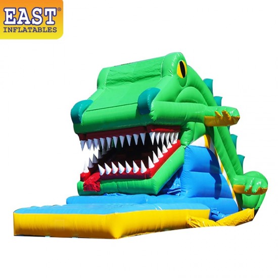 Toboggan Gonflable Crocodile Snappy