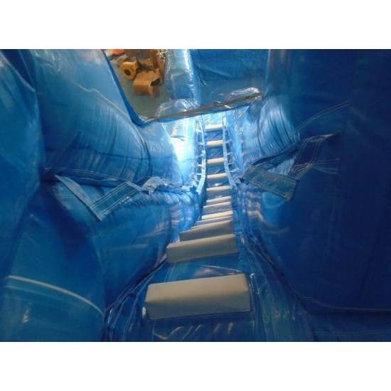 Toboggan Aquatique Blue Wave Dual