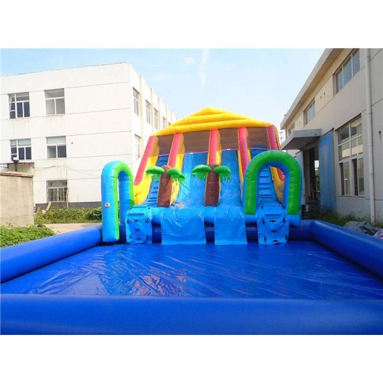 Toboggan Gonflable Pour Piscine